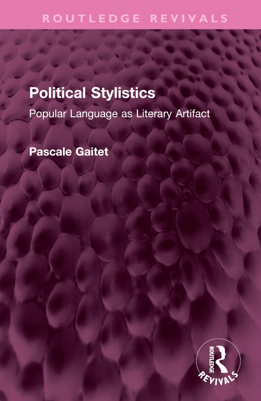 Couverture_Political Stylistics