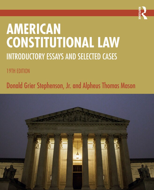 Front cover_American Constitutional Law