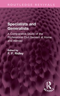 Front cover_Specialists and Generalists
