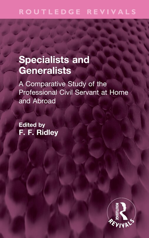 Front cover_Specialists and Generalists