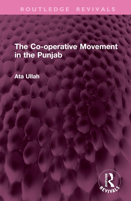 Front cover_Co-operative Movement in the Punjab