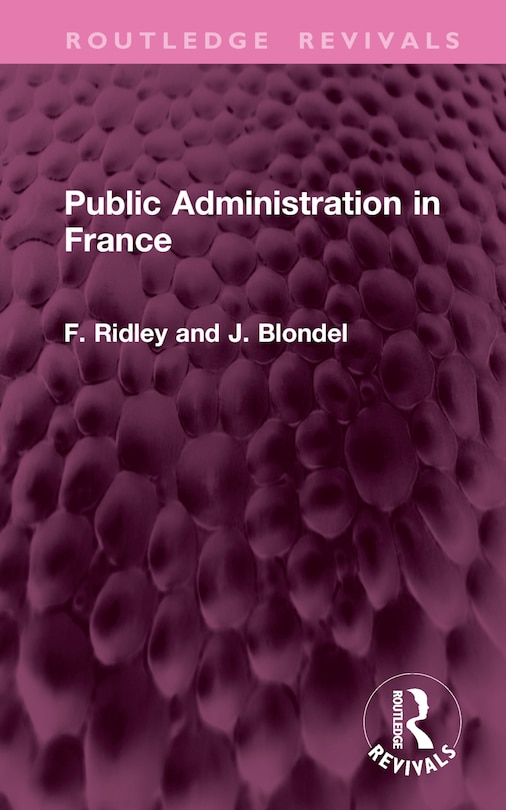 Front cover_Public Administration in France