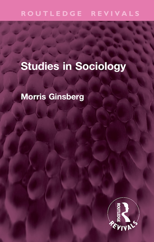 Couverture_Studies in Sociology