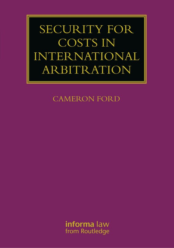 Couverture_Security for Costs in International Arbitration