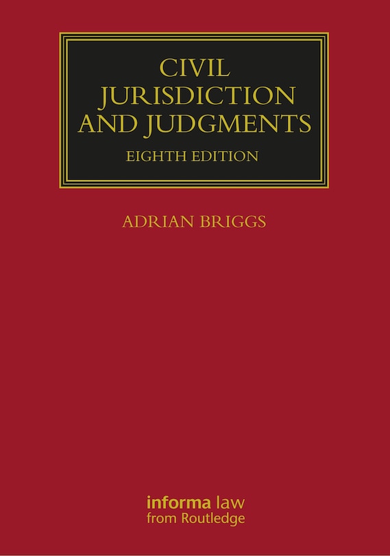 Front cover_Civil Jurisdiction and Judgments