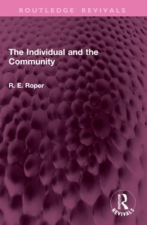 Front cover_The Individual and the Community