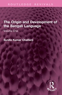 Couverture_The Origin and Development of the Bengali Language