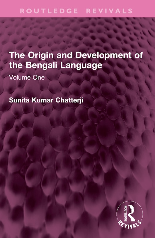Couverture_The Origin and Development of the Bengali Language