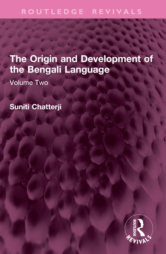 Front cover_The Origin and Development of the Bengali Language