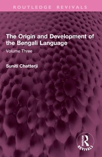 Front cover_The Origin and Development of the Bengali Language