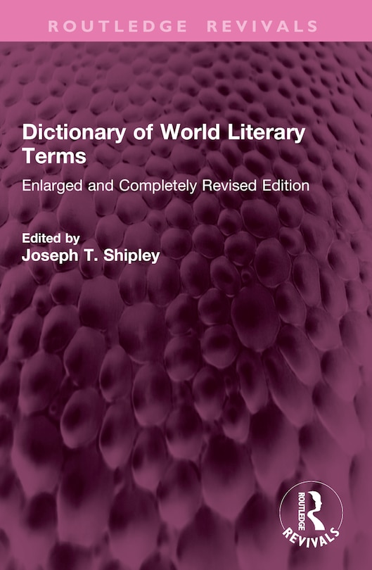 Couverture_Dictionary of World Literary Terms