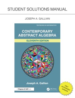 Front cover_Student Solutions Manual for Gallian's Contemporary Abstract Algebra