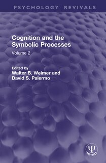 Front cover_Cognition and the Symbolic Processes