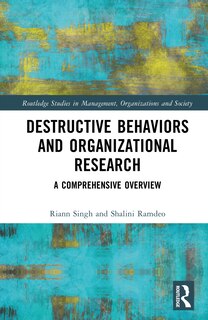 Couverture_Destructive Behaviors and Organizational Research