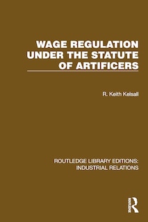 Front cover_Wage Regulation under the Statute of Artificers