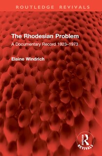 Front cover_The Rhodesian Problem