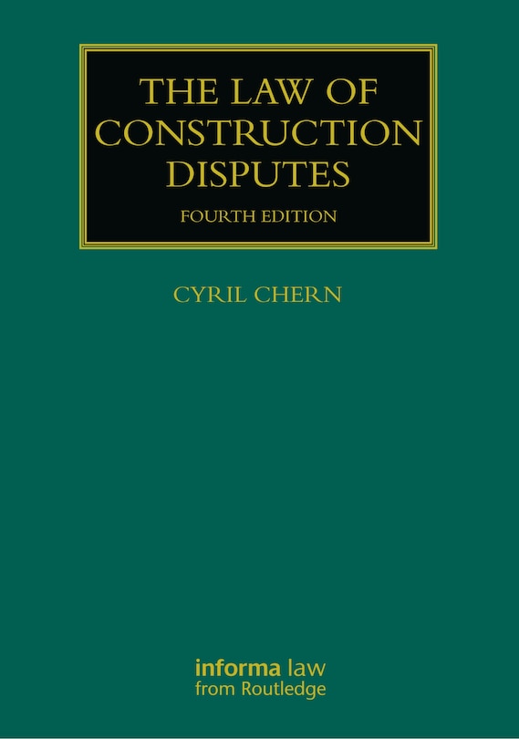 Front cover_The Law of Construction Disputes