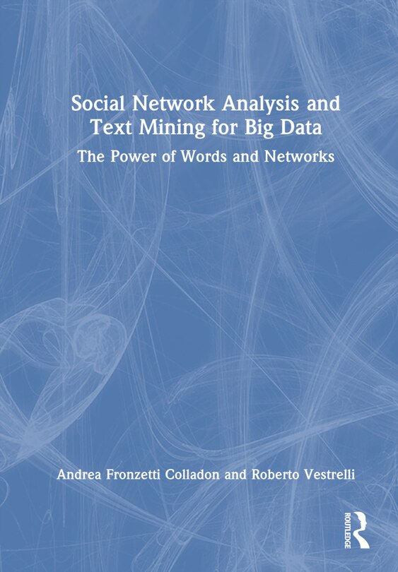 Couverture_Social Network Analysis and Text Mining for Big Data