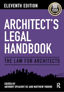 Couverture_Architect's Legal Handbook