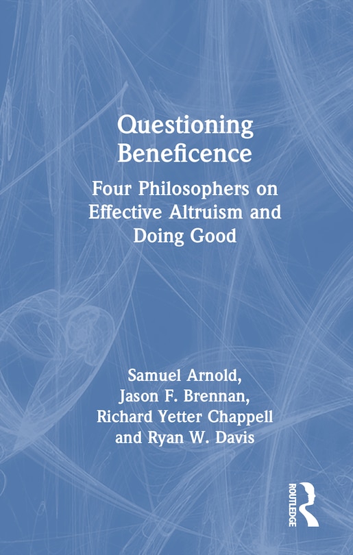 Front cover_Questioning Beneficence