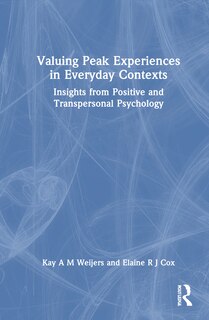 Couverture_Valuing Peak Experience in Everyday Lives