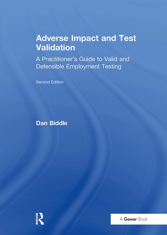 Front cover_Adverse Impact and Test Validation