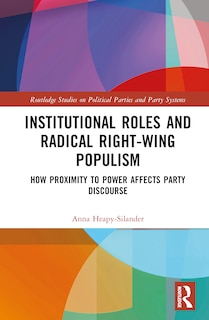 Couverture_Institutional Roles and Radical Right-Wing Populism