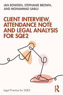 Front cover_Client Interview, Attendance Note and Legal Analysis for SQE2