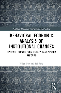 Front cover_Behavioral Economic Analysis of Institutional Changes
