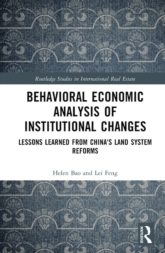Front cover_Behavioral Economic Analysis of Institutional Changes