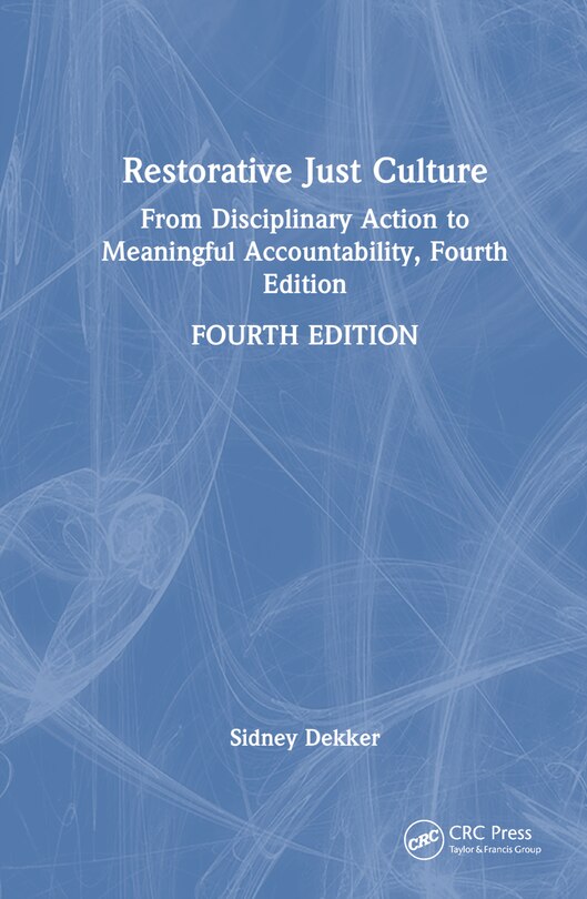 Front cover_Restorative Just Culture