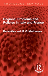 Couverture_Regional Problems and Policies in Italy and France