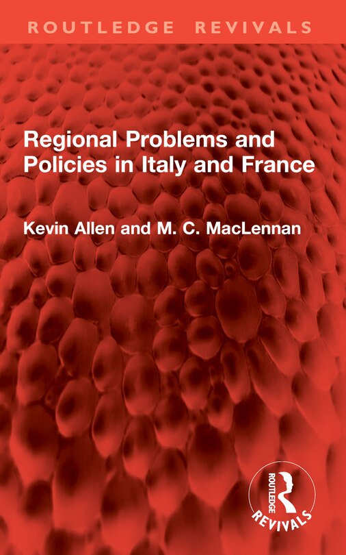 Couverture_Regional Problems and Policies in Italy and France