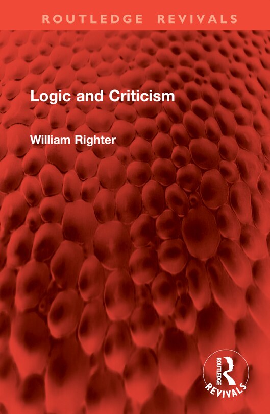 Couverture_Logic and Criticism