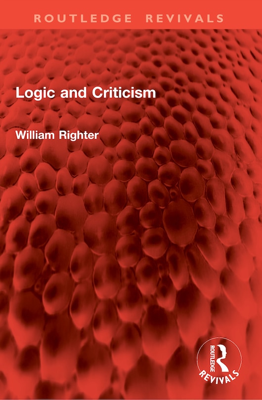 Couverture_Logic and Criticism