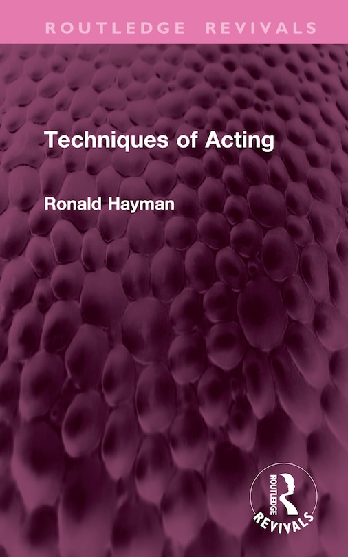 Front cover_Techniques of Acting