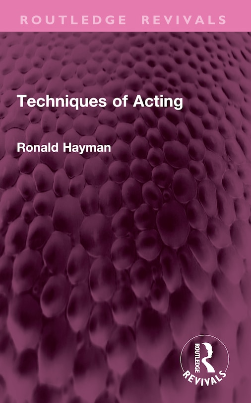 Couverture_Techniques of Acting