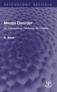 Front cover_Mental Disorder