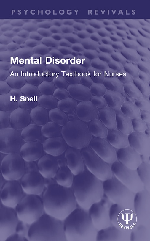 Front cover_Mental Disorder