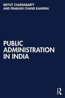 Front cover_Public Administration in India