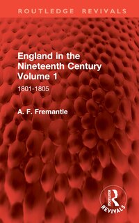 Front cover_England in the Nineteenth Century Volume 1