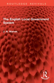Couverture_The English Local Government System