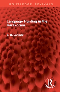 Couverture_Language Hunting in the Karakoram