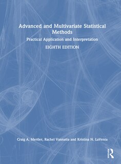 Front cover_Advanced and Multivariate Statistical Methods