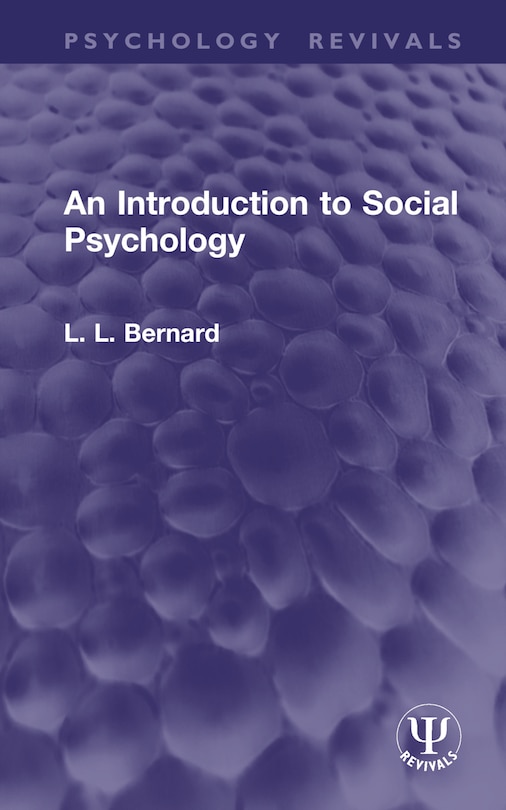 Front cover_An Introduction to Social Psychology