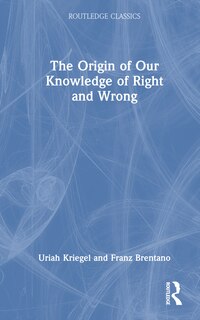 Couverture_Origin of Our Knowledge of Right and Wrong