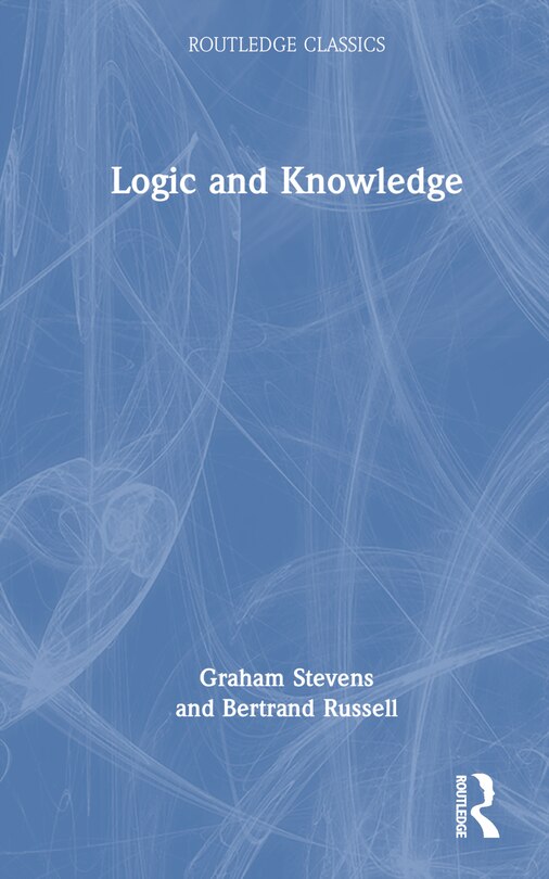 Couverture_Logic and Knowledge