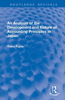 Couverture_An Analysis of the Development and Nature of Accounting Principles in Japan