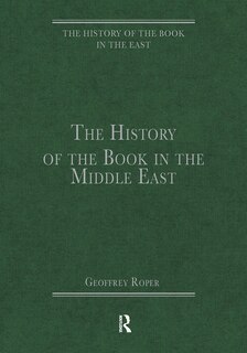 Front cover_The History of the Book in the Middle East
