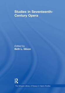 Front cover_Studies in Seventeenth-Century Opera